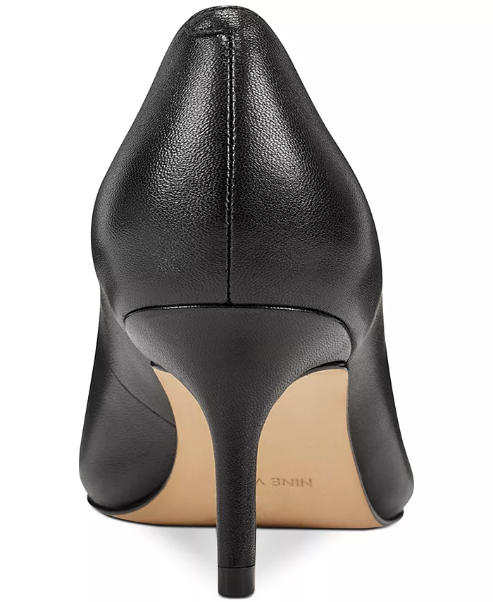 Женские туфли-лодочки Arlene на каблуке-рюмочке с острым носом Nine West, черный — фото 3