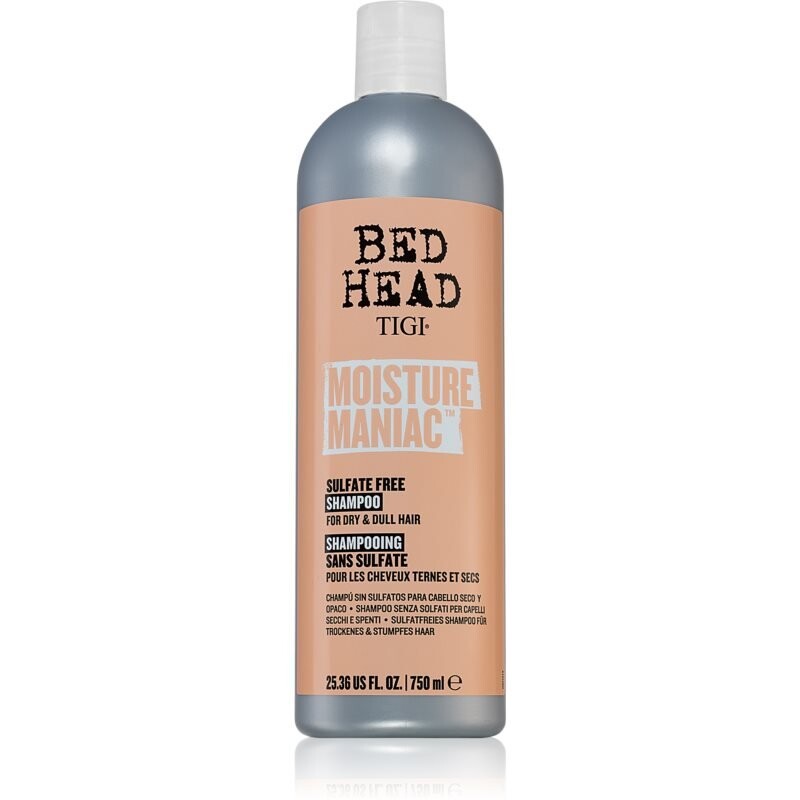 

TIGI Bed Head Moisture Maniac, Очищающий питательный шампунь для сухих волос, 750мл