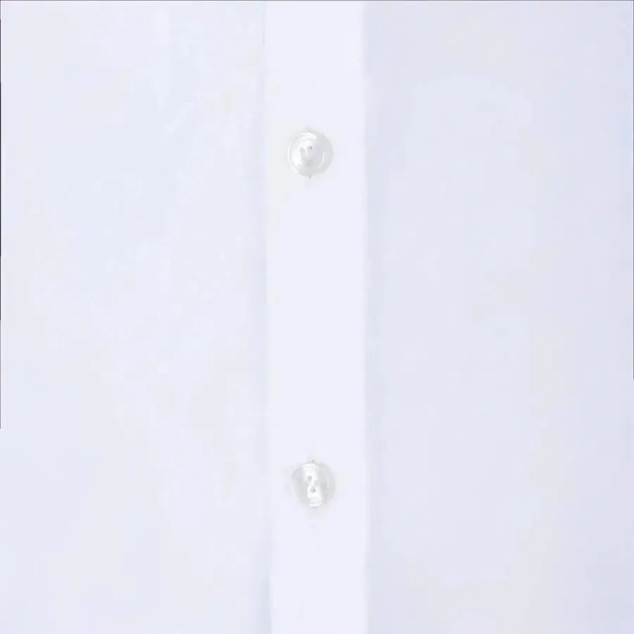 Рубашка мужская Burberry White Moderate, классическая, белый — фото 3