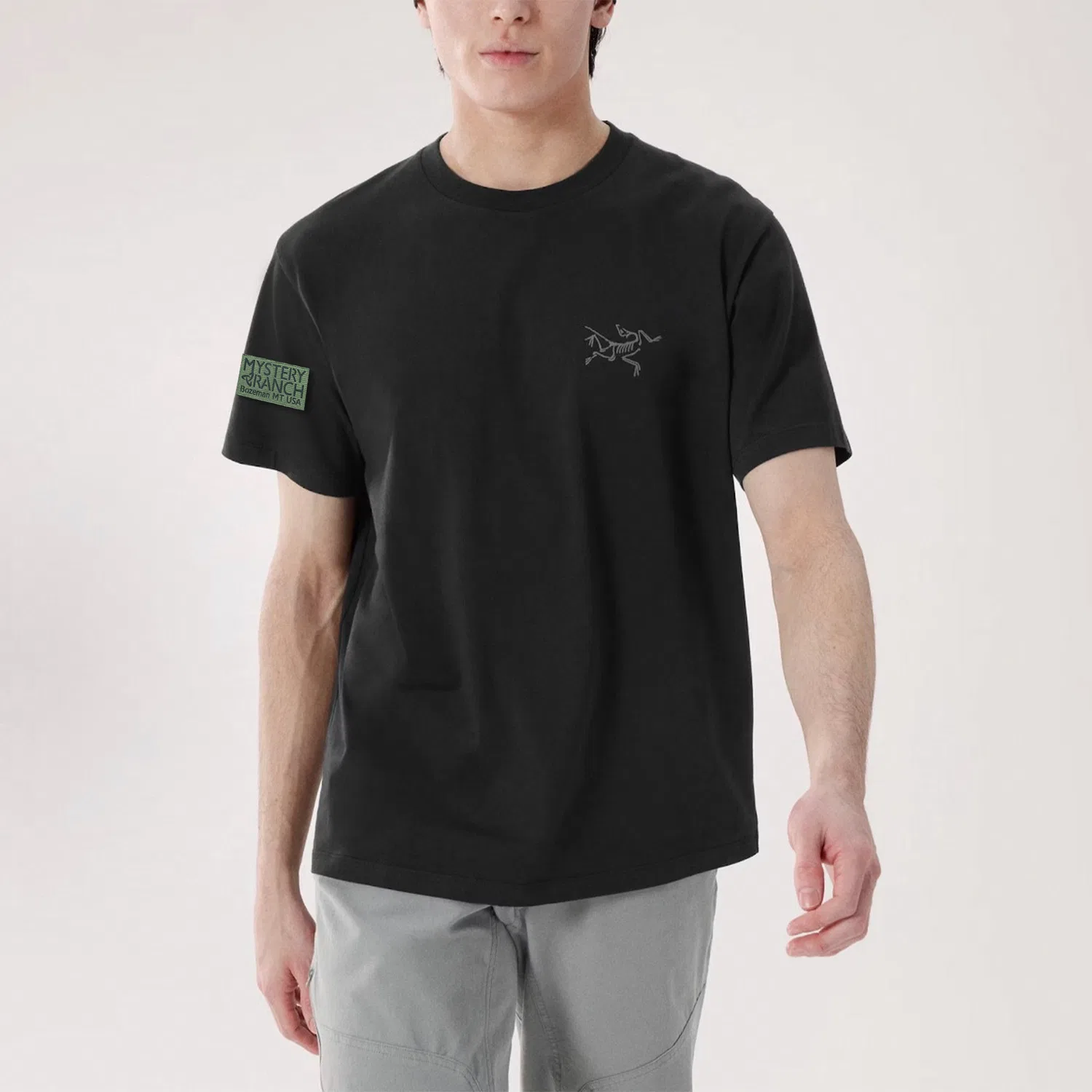 Футболка Arcteryx KRAGG T Shirts Black — фото 4