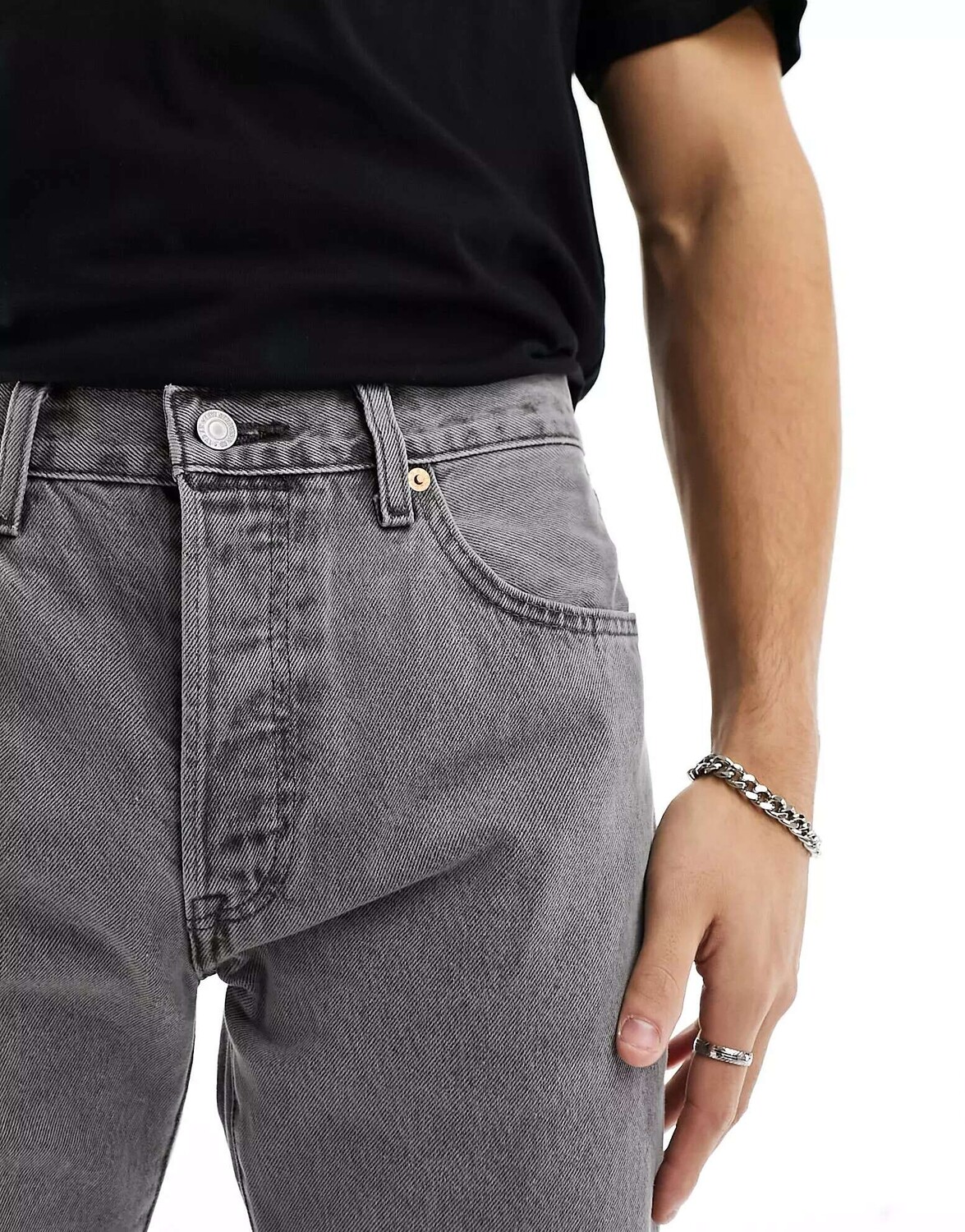 

Серые джинсы Levi's 501 Original fit