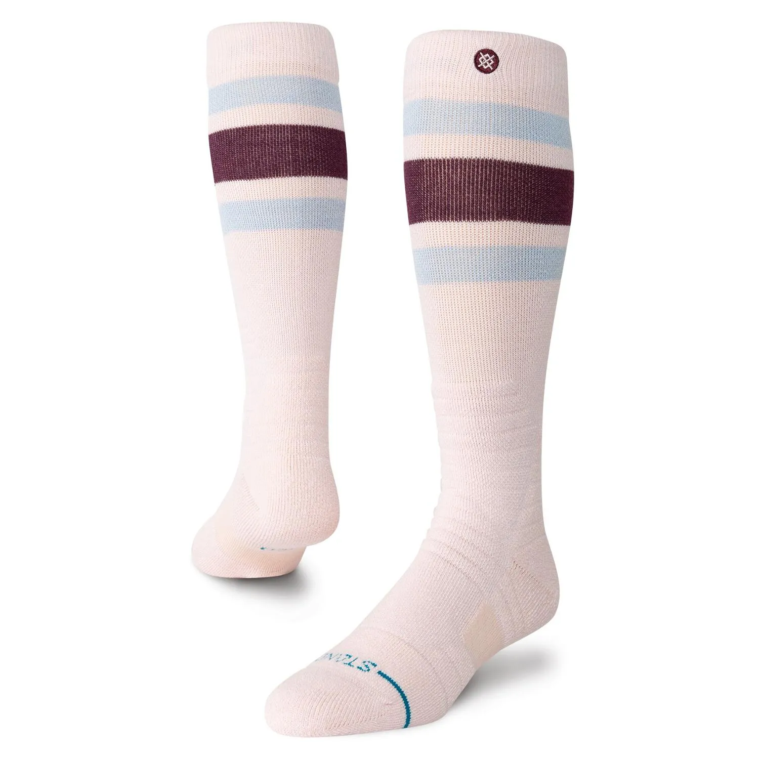 

Мужские шершащие носки для снега из полушерсти Stance, Pink Fade