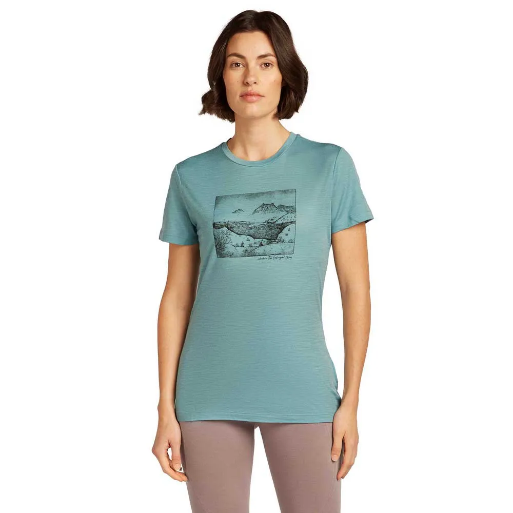 

Футболка Icebreaker Merino 150 Tech Lite Terrain, синий