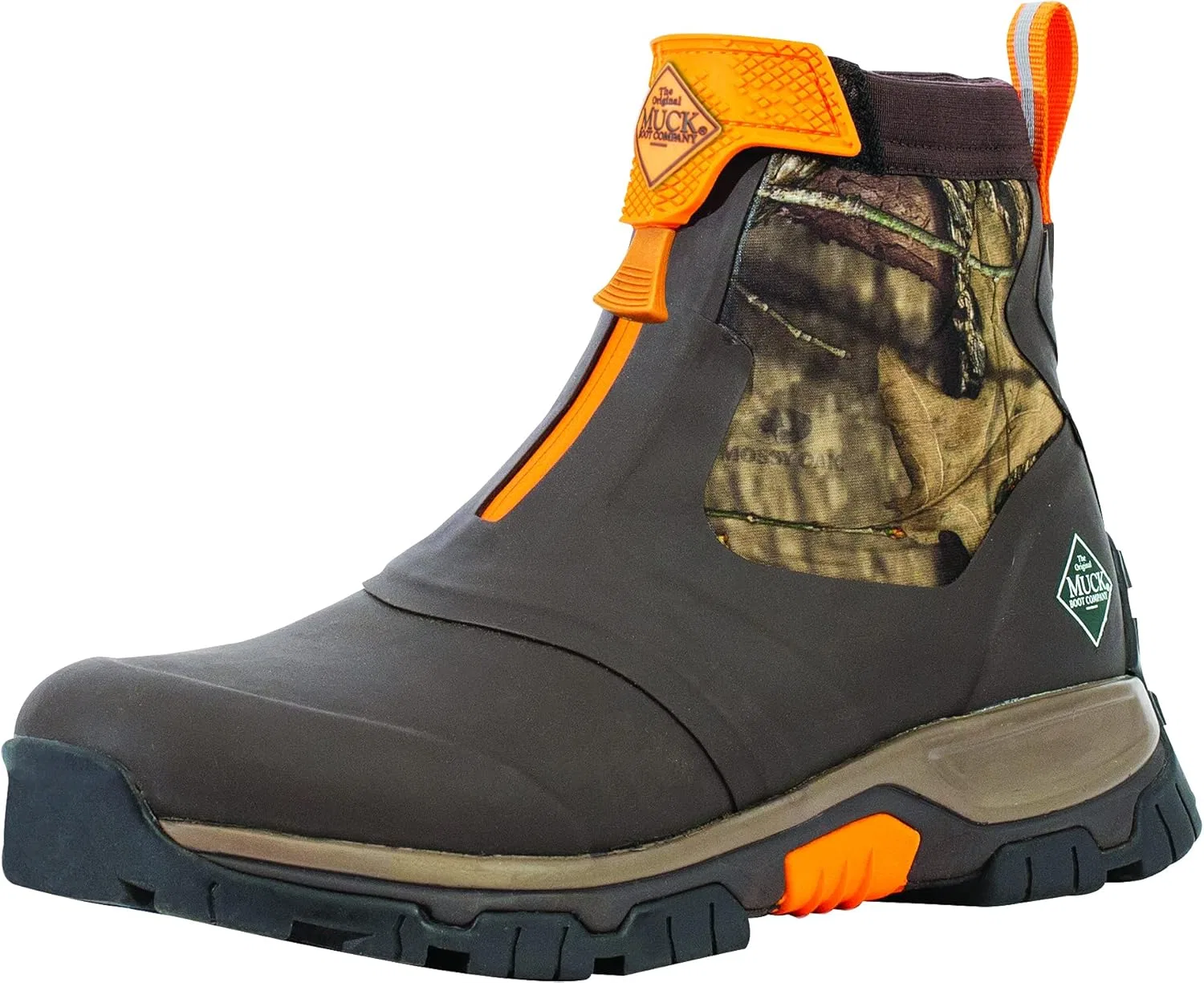 Резиновые ботинки Muck Boots Boys' Apex Mid Zip Wellington Boots, Brown Moct Camo