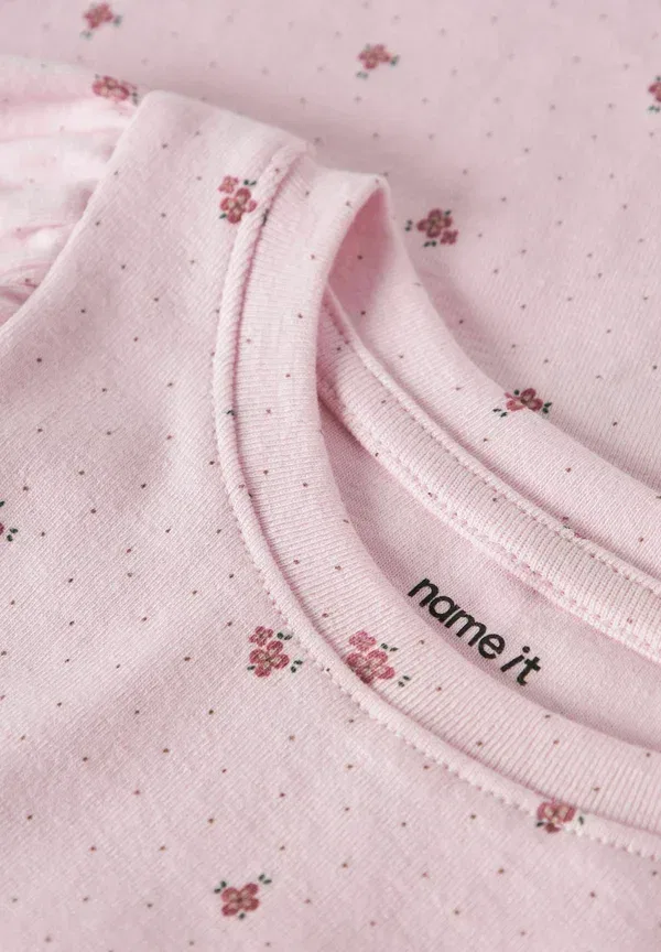 Футболка с принтом Slim fit Name It, нежно-розовый — фото 3
