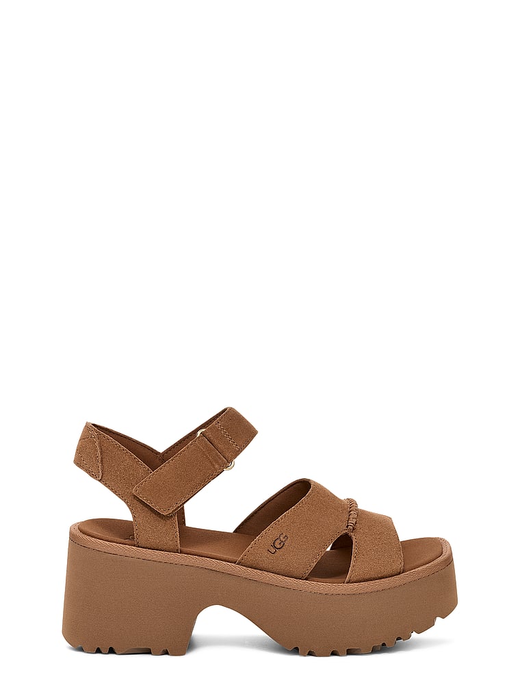 Сандалии с ремешком на щиколотке новой высоты Ugg, цвет chestnut