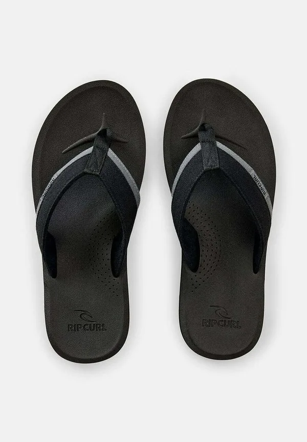 Сандалии reactor bloom с открытым носком и т-образным ремешком Rip Curl, Black — фото 3