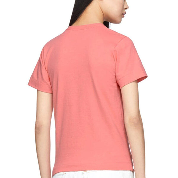 Футболка big heart t-shirt 'pink' Comme Des Garcons Play, розовый — фото 3