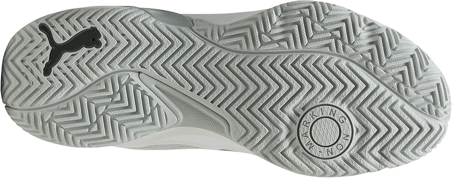 Кроссовки PUMA Unisex Solarstrike 4 для дома, Puma White Puma Black Silver Mist Platinum Grey — фото 3