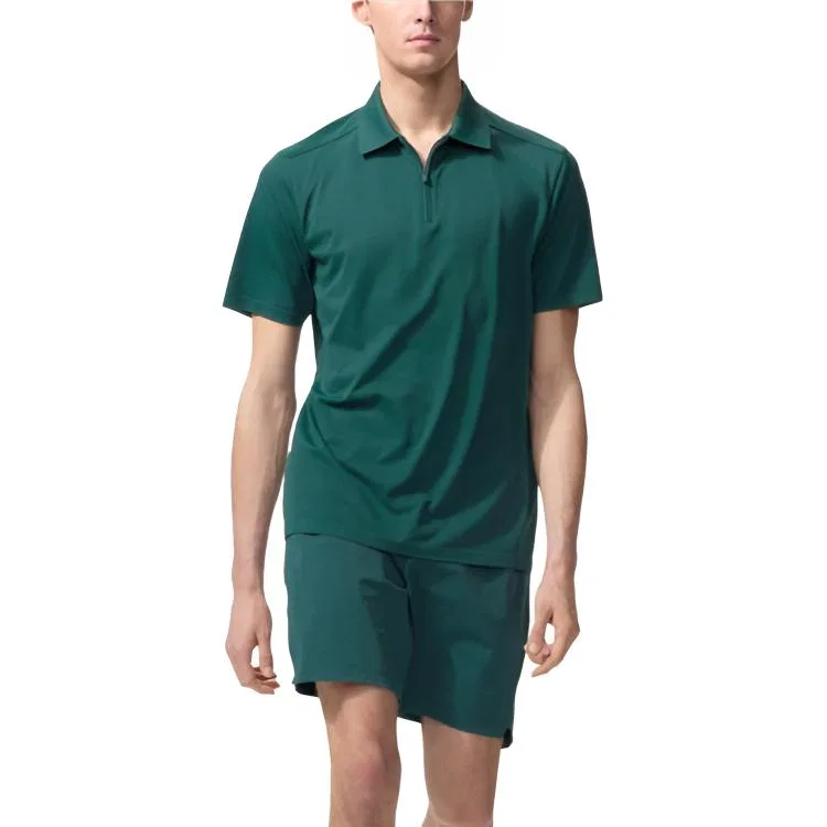 Поло SS26 x LUOJIE·FEIDELEI, LIANMINGKUAN унисекс UNIQLO, Turquoise — фото 3