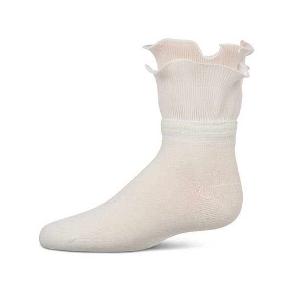 

Детские носки с рюшами и двойным слоем Memoi, Winter White
