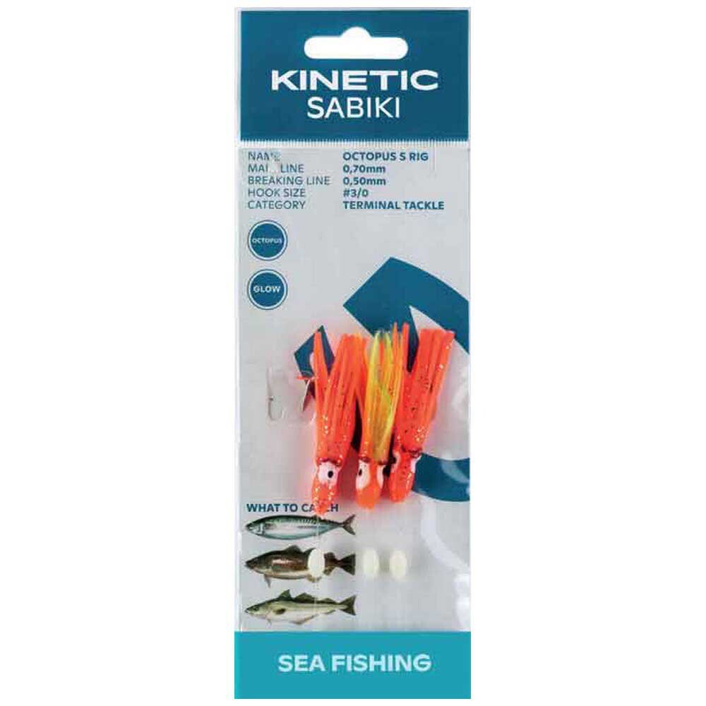 

Оснастки Kinetic Sabiki Octopus, прозрачный