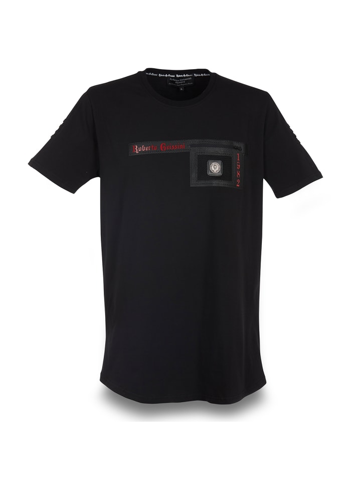 

Футболка выпуска 1982 года, черная Roberto Geissini, Черный, Футболка выпуска 1982 года, черная Roberto Geissini