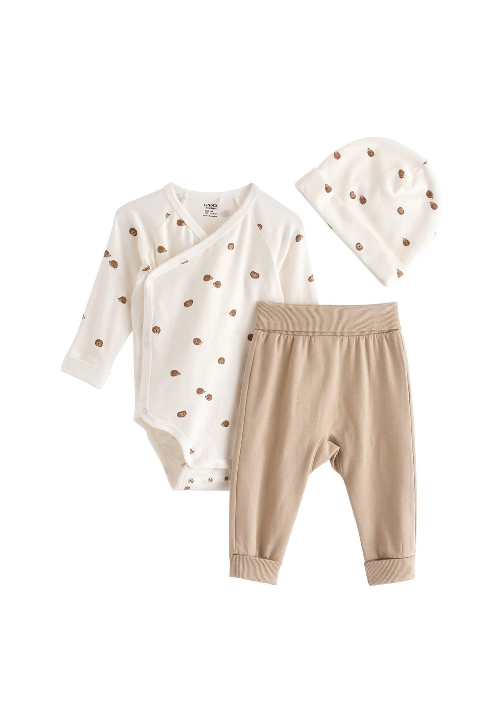 

Спортивные брюки SET 3 PCS WRAP Lindex, серо-коричневый