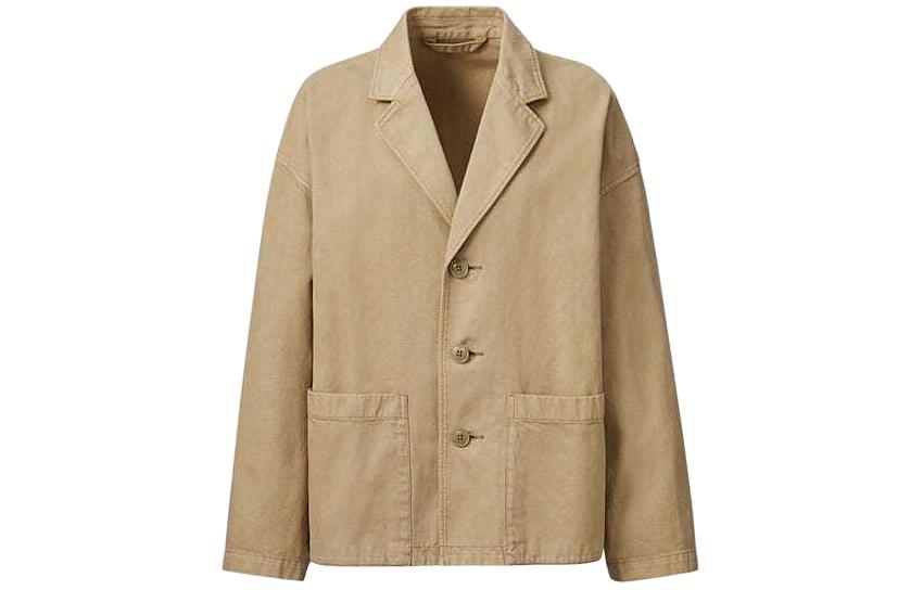 

UNIQLO Куртка, женская цвета хаки