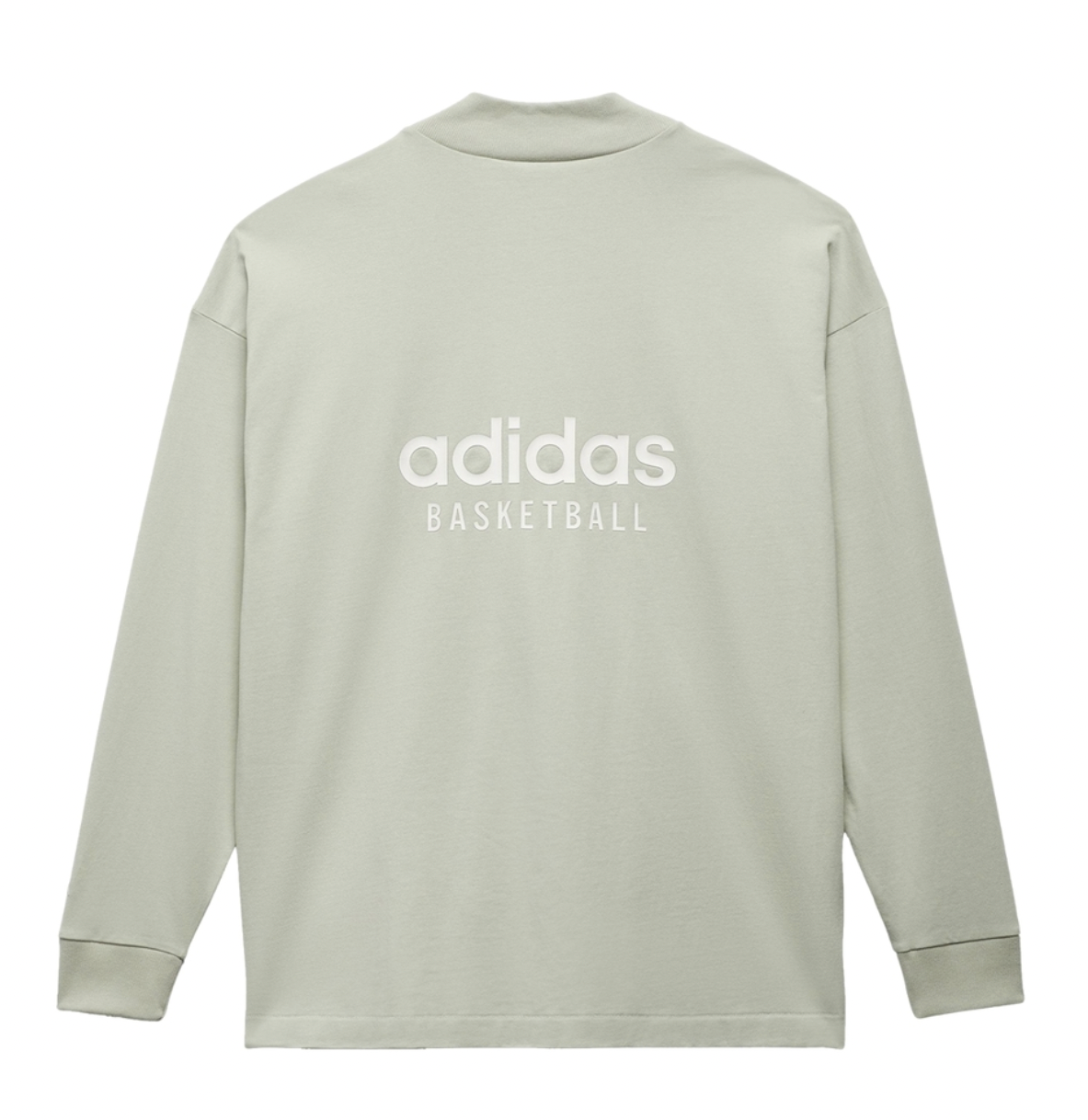 Футболка adidas Basketball Long Sleeve Tee 'Green' IA3422, зеленый — фото 2