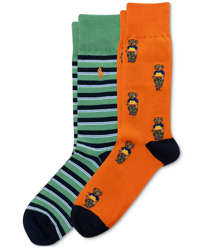 

Мужские носки Surf Club Mini Bear, 2 пары Polo Ralph Lauren, желтый