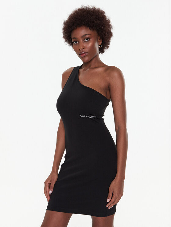 

Платье на каждый день приталенного кроя Calvin Klein, черный