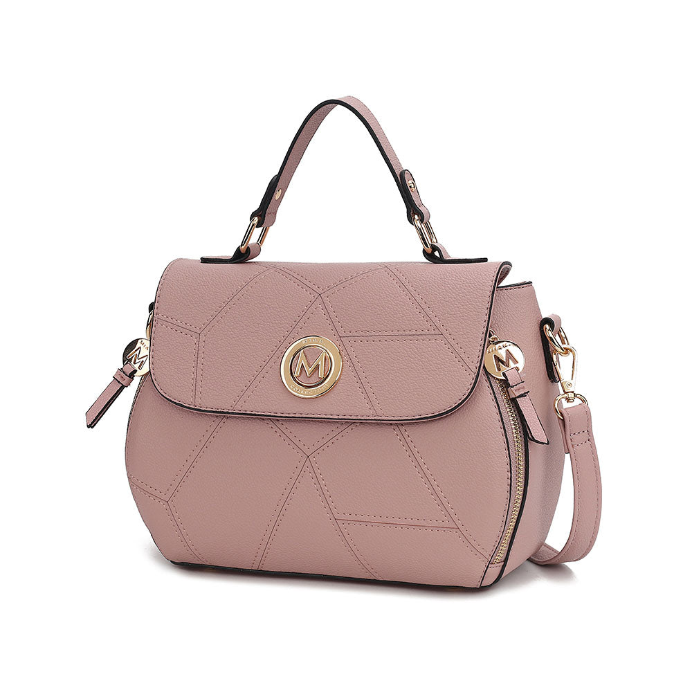 

Женская сумка-портфель из веганской кожи Clementine от Mia K MKF, Blush