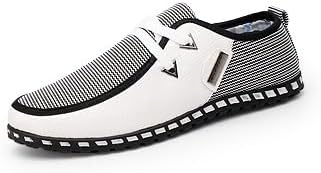 

Большие простые мужские ленивые туфли, повседневные мокасины Hhhchpm, белый