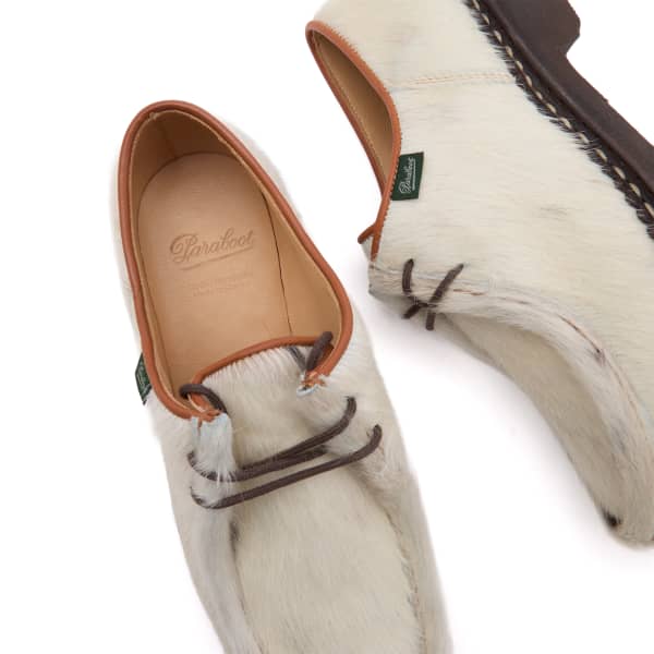 Мужские дерби из кожи коровьей шерсти Paraboot на шнуровке, коричневый — фото 4