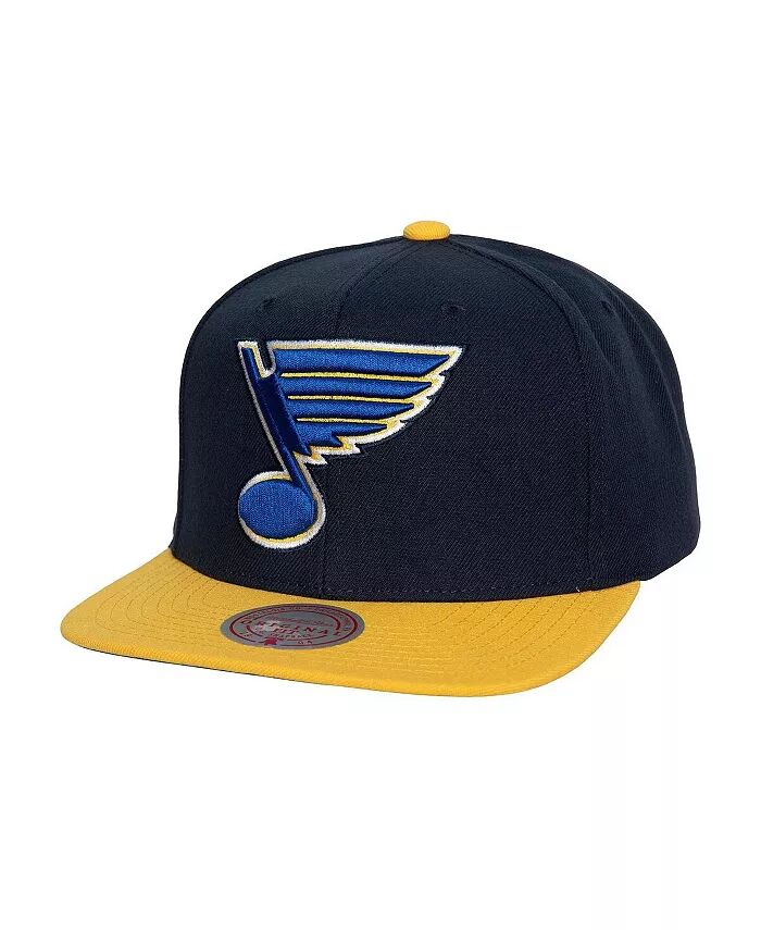 

Мужская темно-синяя бейсболка St. Louis Blues Core Team Ground 2.0 Snapback Mitchell & Ness