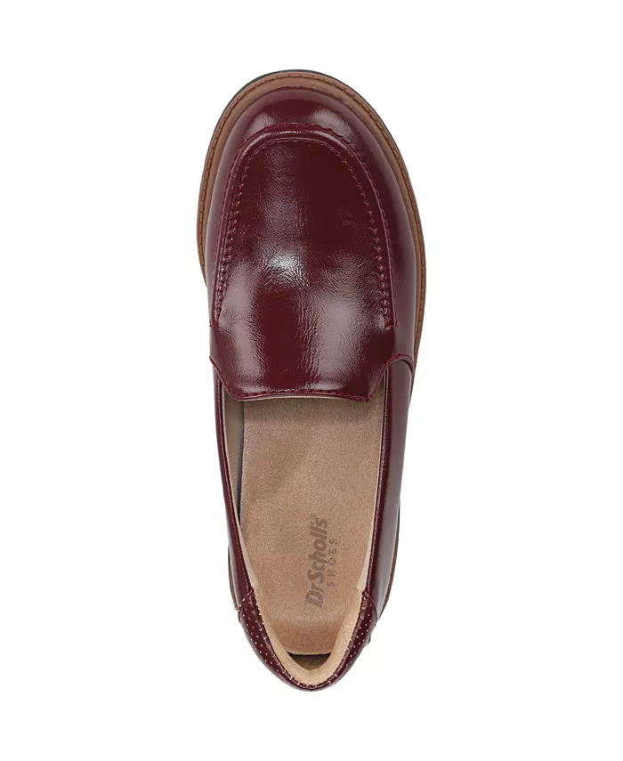 Женские лоферы Calm Down с круглым носком Dr. Scholl's, красный — фото 4