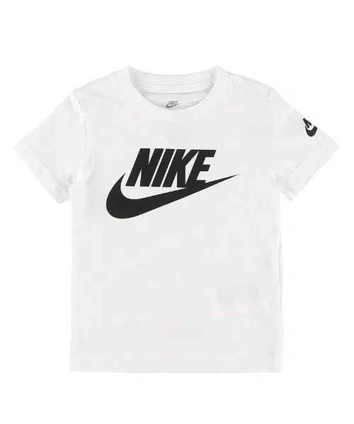 Детская футболка с логотипом NIKE (76J575) тёмно-синяя — фото 2