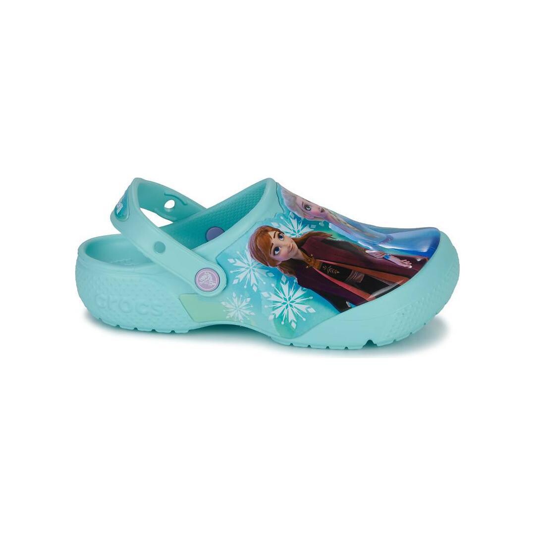 Кроссовки Crocs Frozen 2 X Clog Kids 'Fun Lab - Anna And Elsa', синий — фото 2