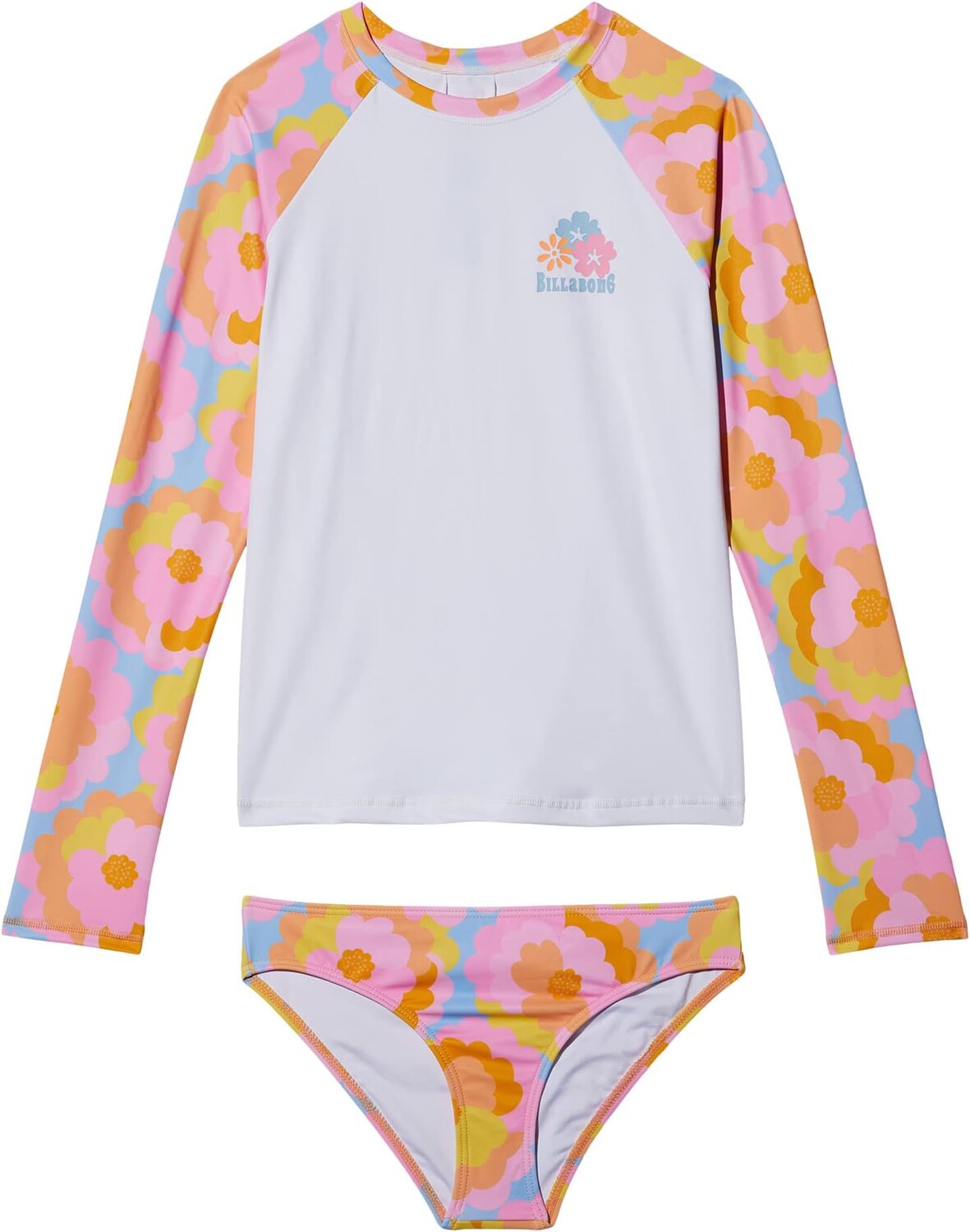 

Купальник Billabong Kids Bloom Baby Long Sleeve Rashguard Set, разноцветный