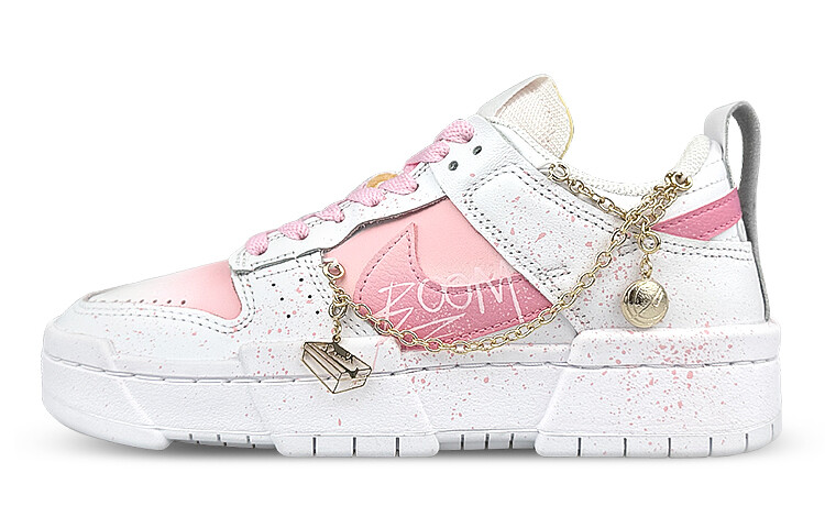 

Кроссовки Nike Dunk Disrupt Skateboard Shoes Women's Low-Top White Pink