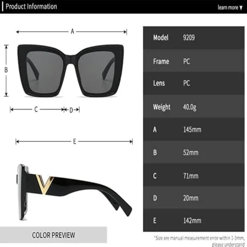 

Модные солнцезащитные очки в винтажном стиле, черные, большого размера, женские солнцезащитные очки с защитой от УФ-излучения UV400 MTZJH, C4 Green Black