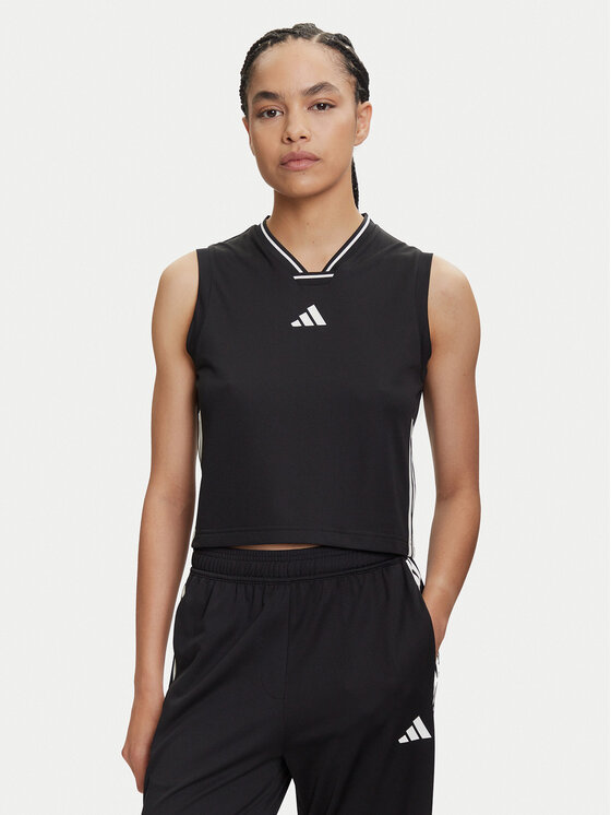 

Блузка обычного кроя Tiro Cut 3-Stripes Mesh JG4115 Adidas, черный