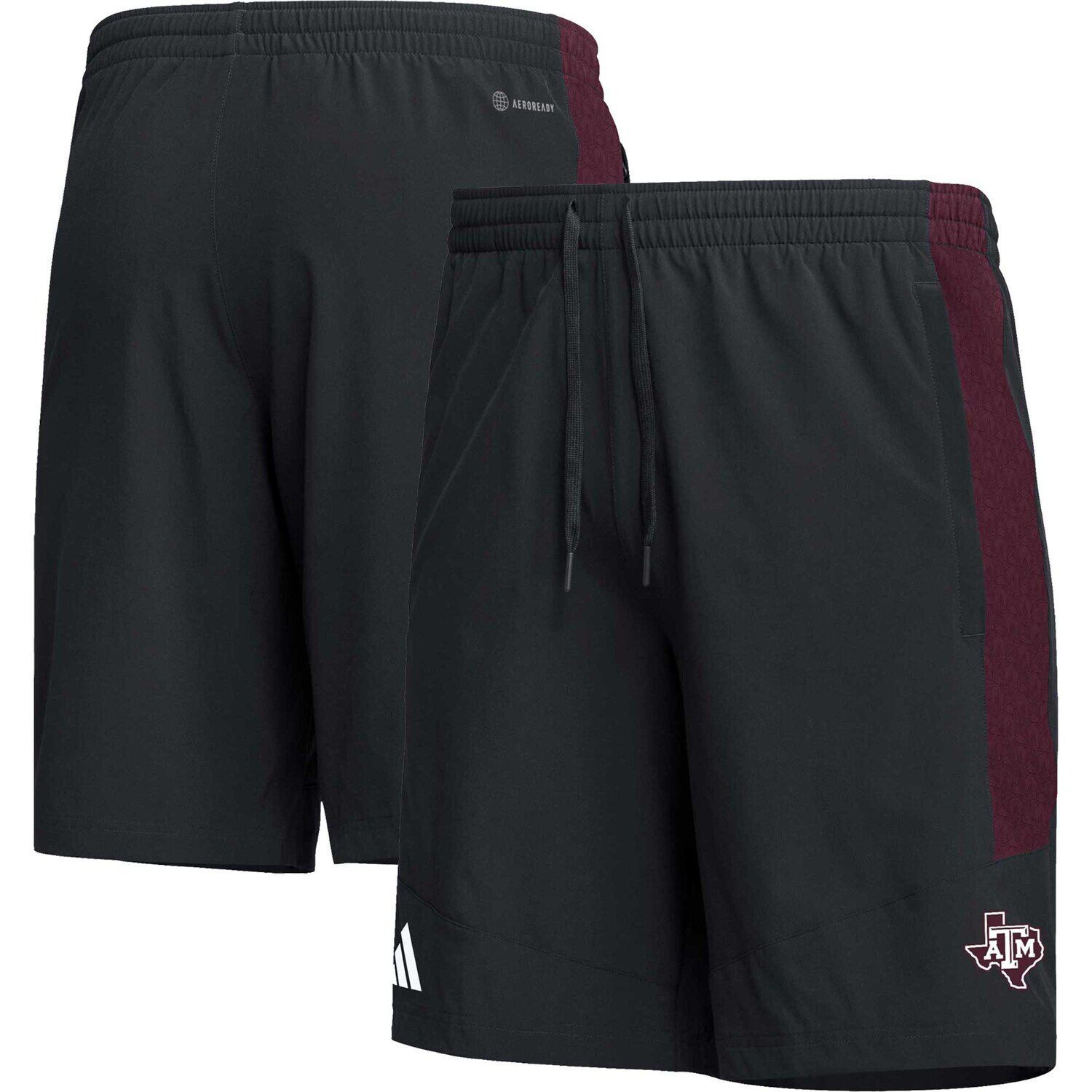 

Мужские черные шорты Texas A&M Aggies AEROREADY adidas