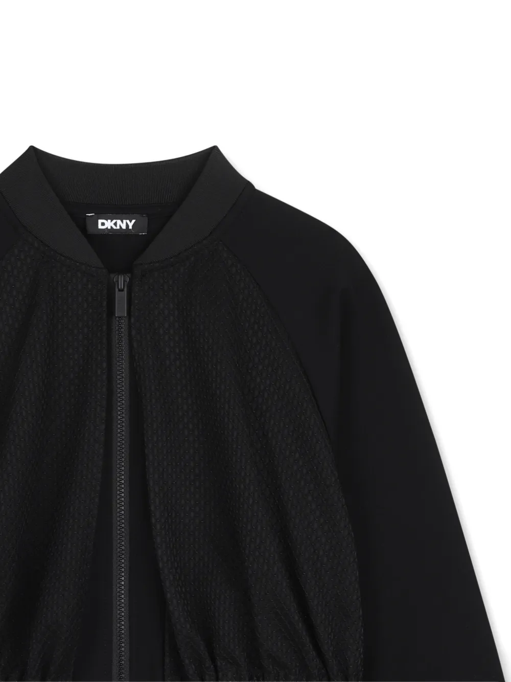 Толстовка на молнии Dkny Kids, черный — фото 3