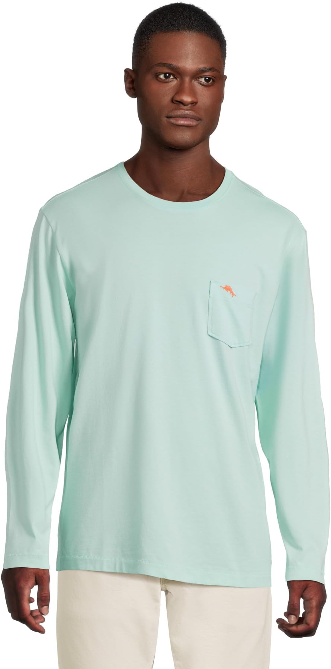 

Футболка Tommy Bahama New Bali Skyline Long Sleeve T-Shirt, цвет Aquarius