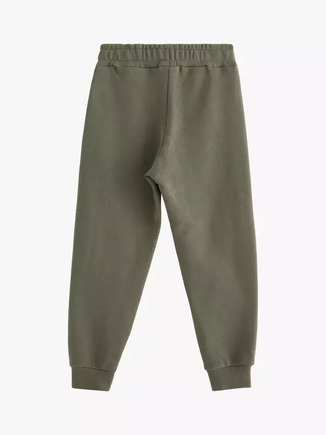 Детские спортивные штаны из чистого хлопка Lindex, Dusty Khaki — фото 2