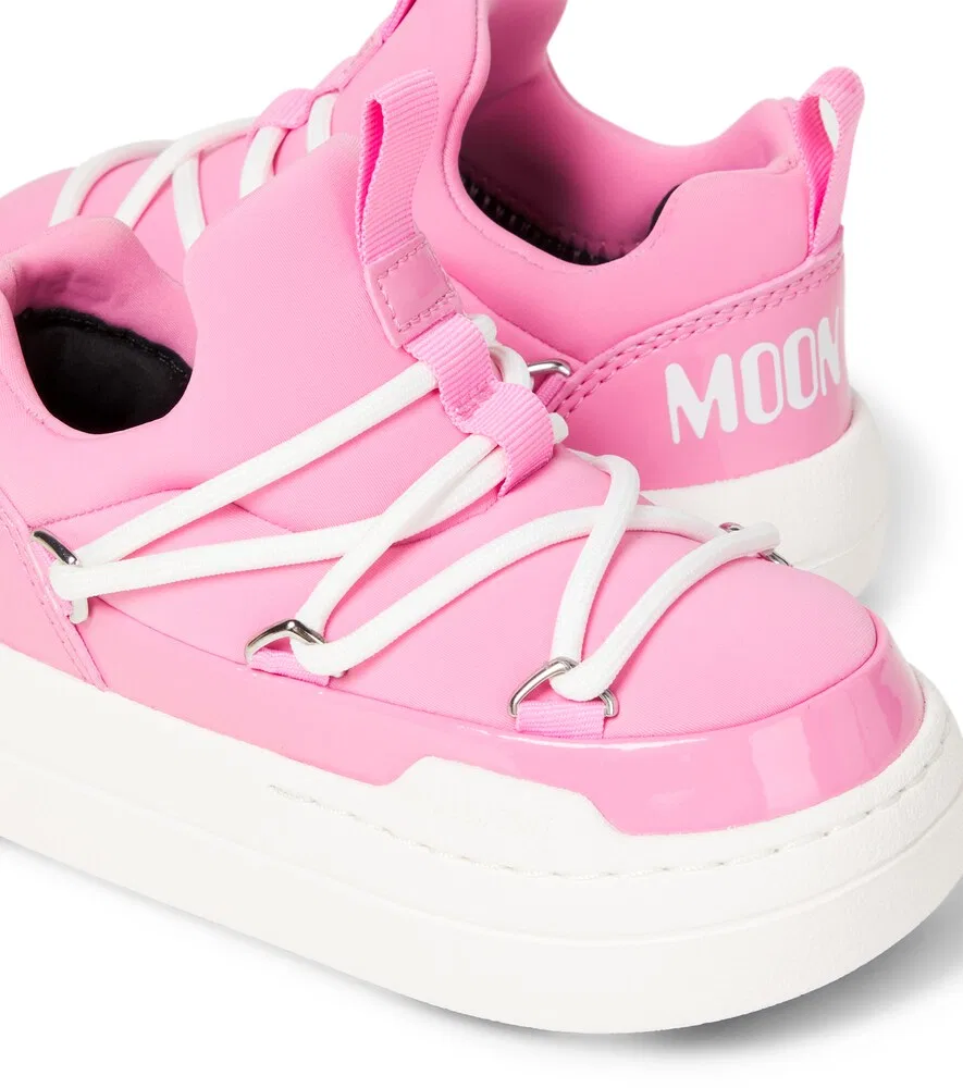 Низкие зимние ботинки Junior Park Moon Boot Kids, розовый — фото 4