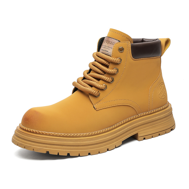 

V ZERO FIVE Желтые утепленные унисекс ботинки Short Martin Boot 3.5CM Women's 2861, цвет Yellow Women's 2861 (Fleece-Lined)