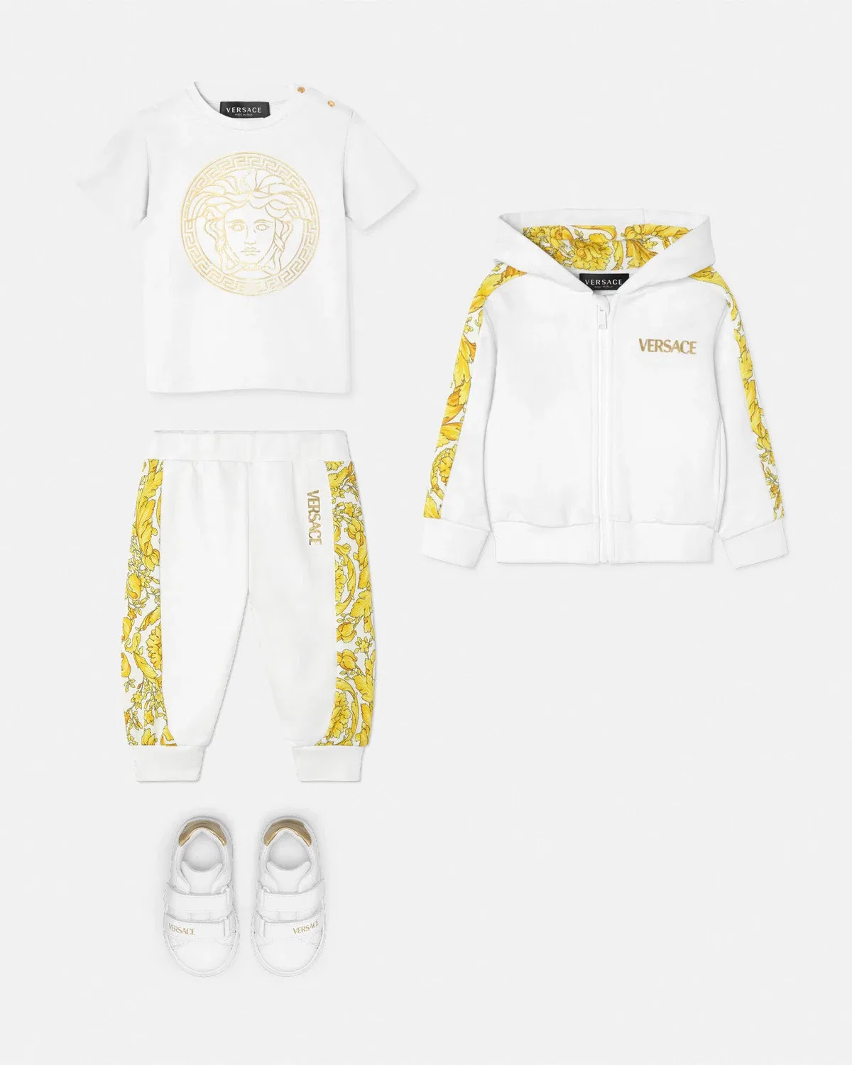 Детская футболка Medusa VERSACE, белый — фото 2