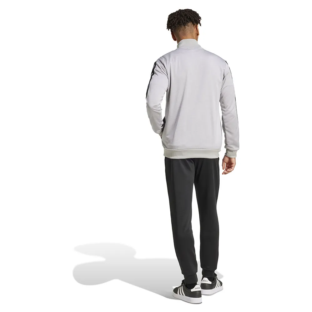 Спортивный костюм adidas Sportswear Basic 3 Stripes French Terry, серый — фото 2