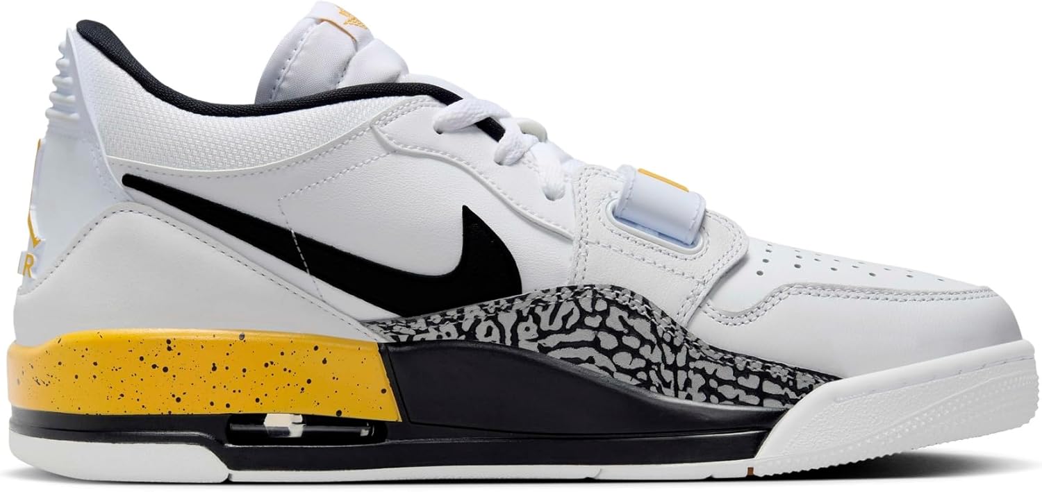 Мужские кроссовки Jordan Air Legacy 312 Low Nike, белый/желтый — фото 3