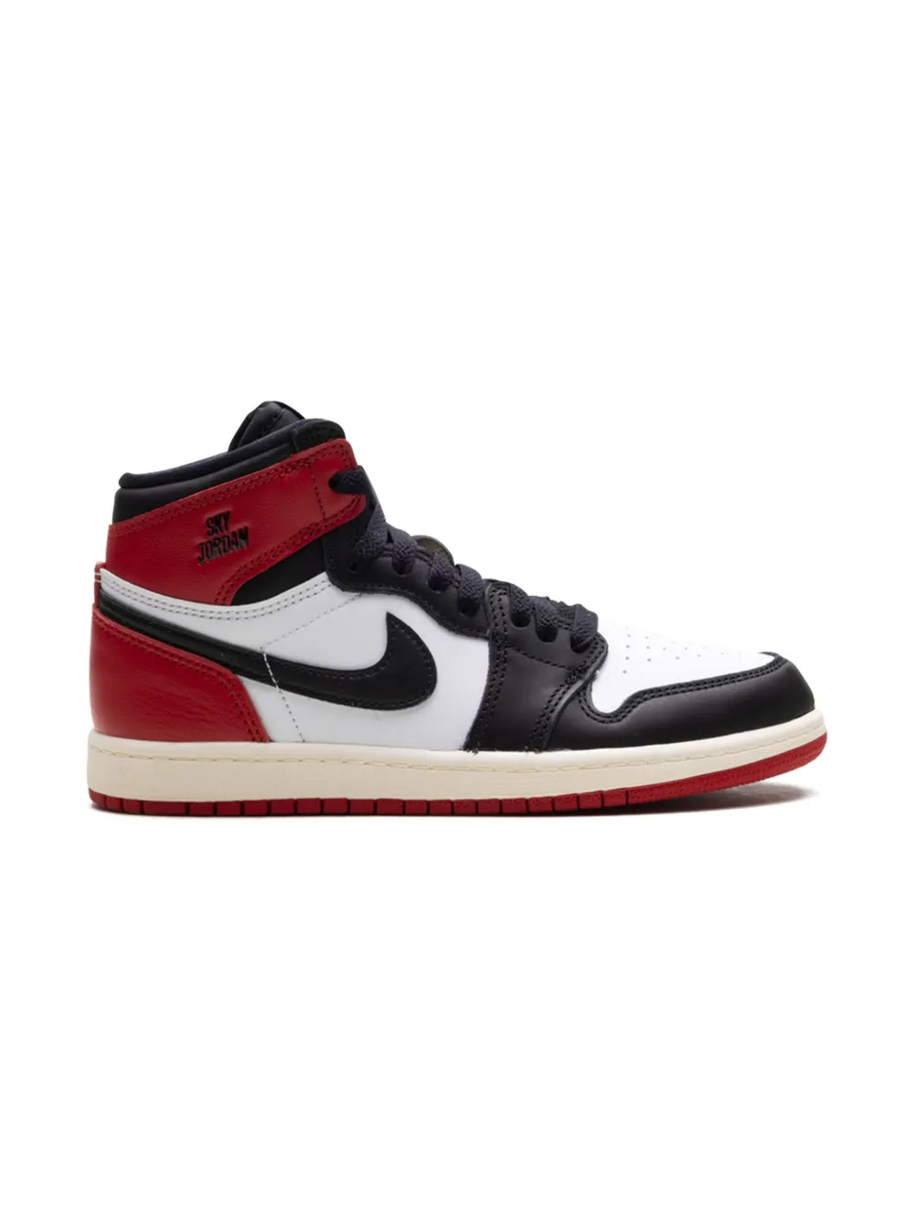 Кроссовки Jordan 1 Retro High OG Black/Varsity Red/White Jordan Kids, черный — фото 2