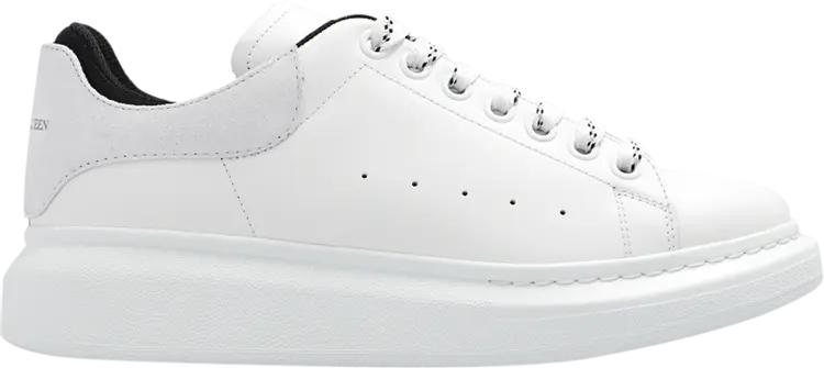 Кроссовки Alexander McQueen Wmns Oversized Sneaker 'Double Heel Tab - White Pale Lilac', белый