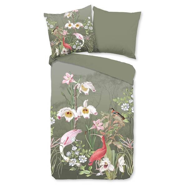 

Комплект постельного белья Good morning Lesli, 135x200x1 см цвет olivgrün