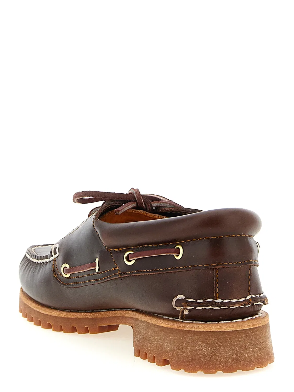 Туфли-ботинки Timberland 3-Eye Lug (три отверстия для шнурков), коричневый — фото 3