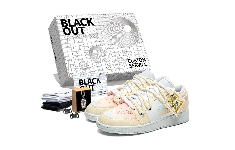 

Кроссовки Air Jordan 1 Vintage Basketball Shoes Women's Low-Top Frosted Pink