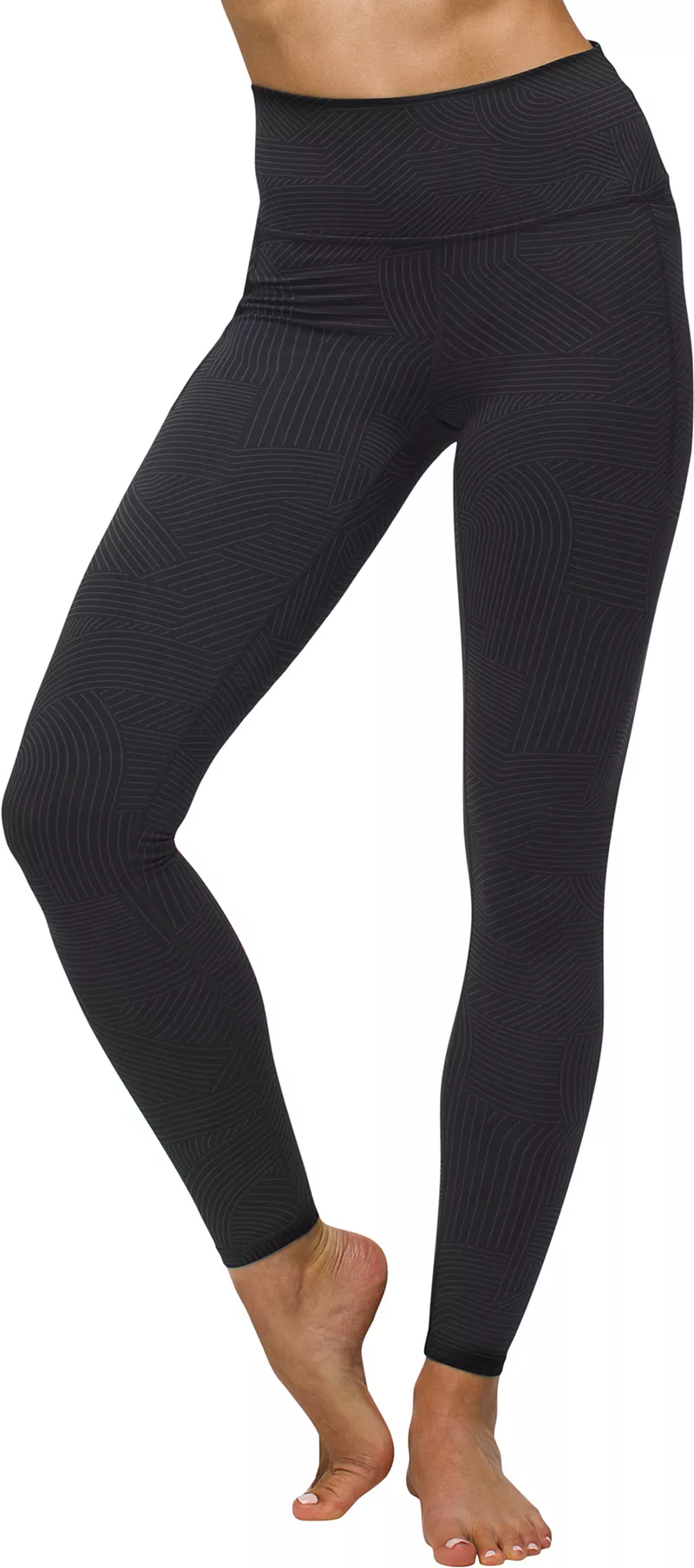 

Женские леггинсы с карманами Prana Luxara, цвет Charcoal Linea