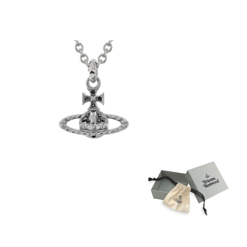 

Vivienne Westwood Серебряное ожерелье Rhodium Silver для мужчин определенного цвета