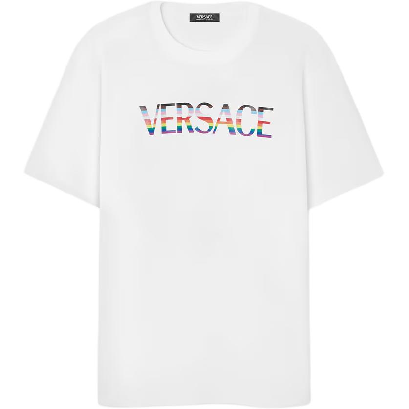 

VERSACE Футболка унисекс белая, Белый, VERSACE Футболка унисекс белая